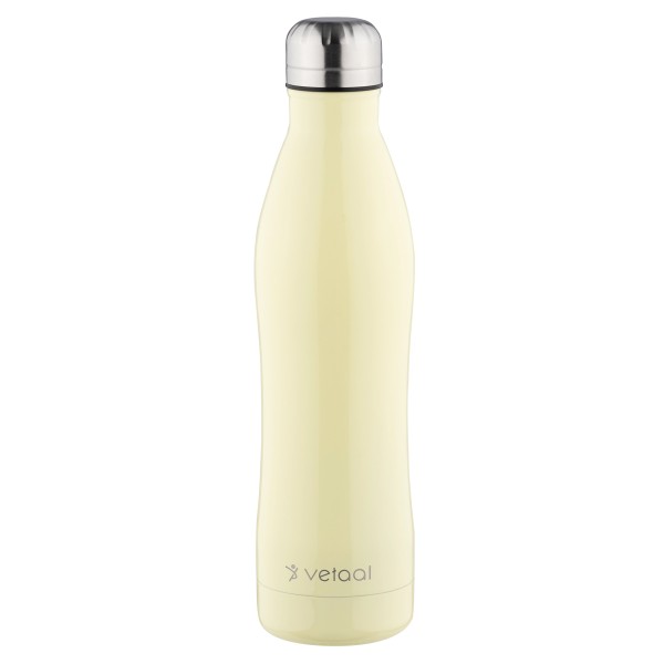 Fizzii Edelstahl Isolierflasche Freya pastellgelb